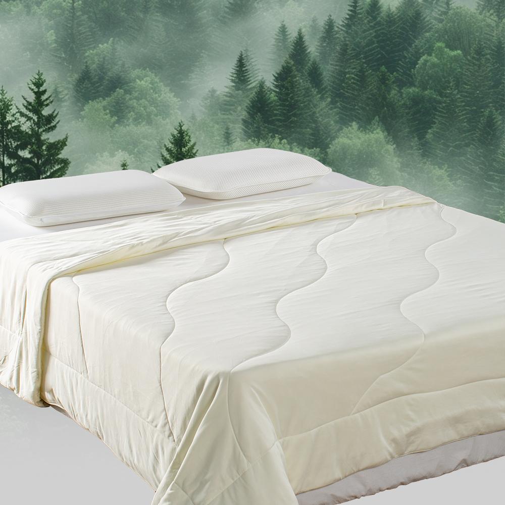 Sleep City Twin / White Comforter Kasentex All Season Ultra Soft Cooling Blanket Comforter, Hypoallergenic and Breathable, Room Decor, Graduation Gifts Kasentex