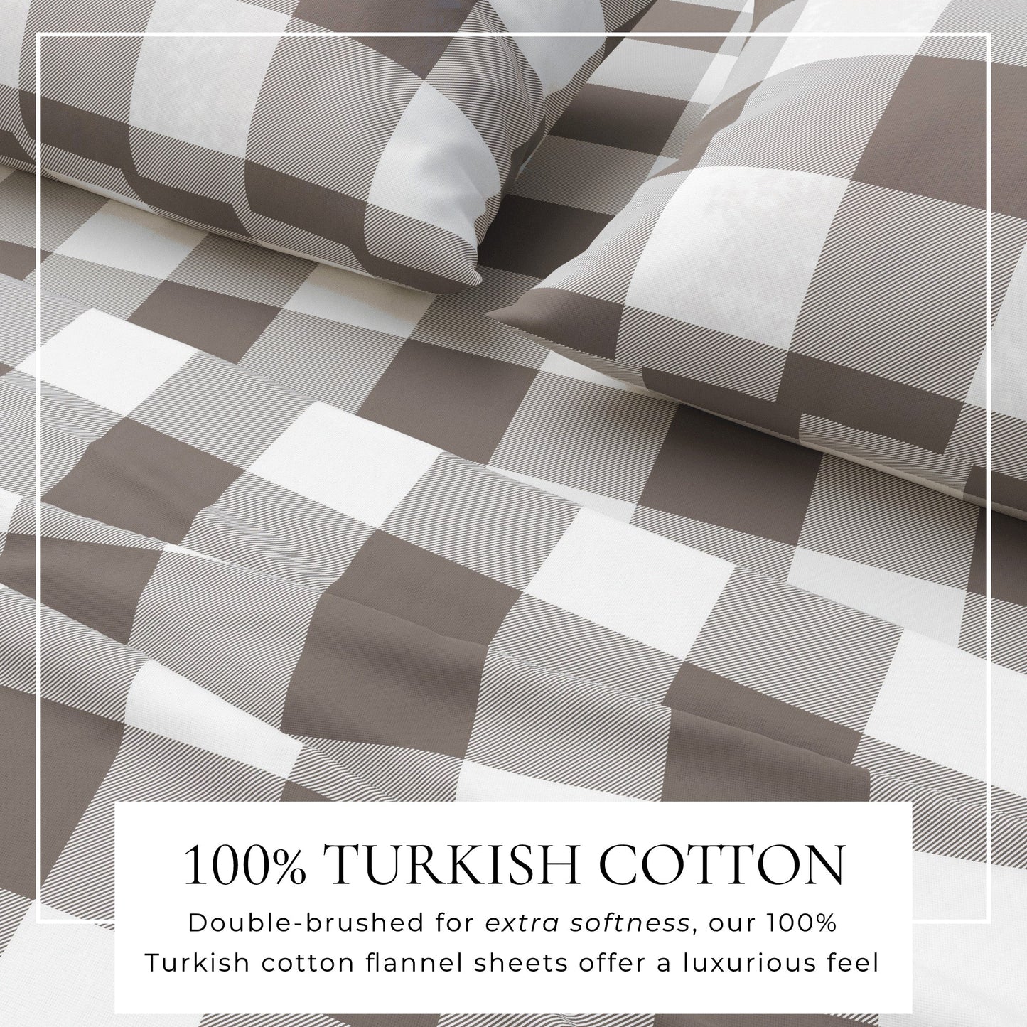 Turkish Cotton Flannel Sheet - Belle Collection