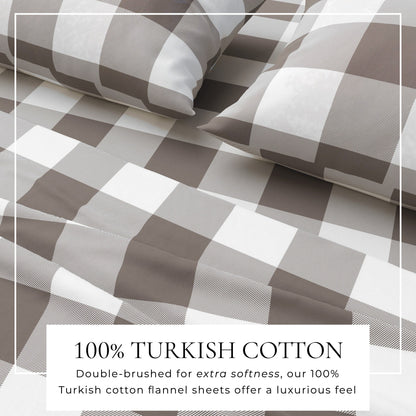 Turkish Cotton Flannel Sheet - Belle Collection