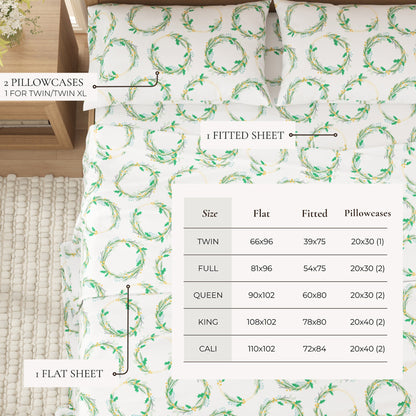 4-Piece Turkish Cotton Flannel Sheet - Lakeview Collection