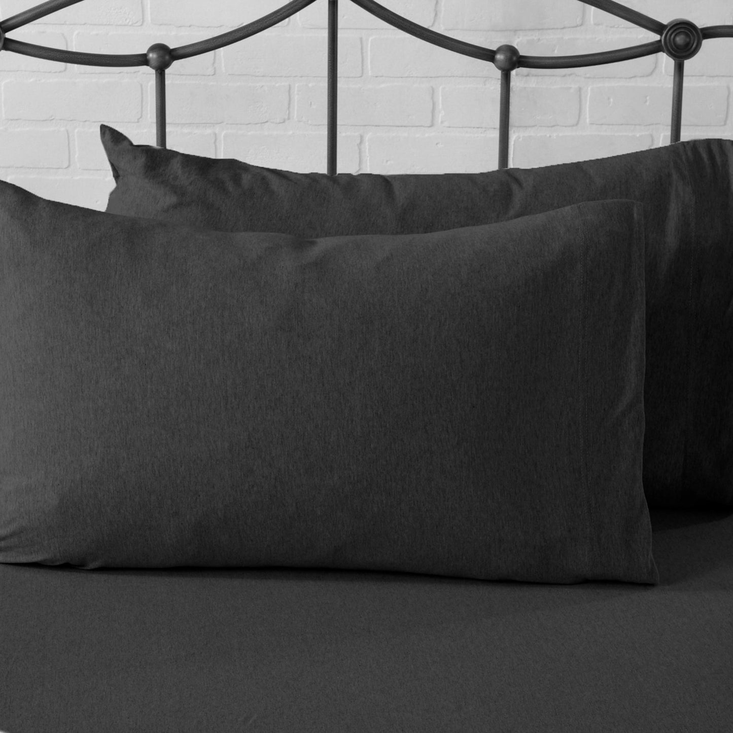 Sleep City Twin / Winter White Sheets 4-Piece Jersey Sheet - Carmen Collection Great Bay Home